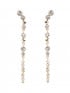 A&C OSLO ÖRHÄNGE SWEET DROPS 65 MM CRYSTAL GOLD PLATED