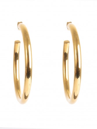 A&C OSLO ÖRHÄNGEN BF STOPPER STEEL 14K GOLD