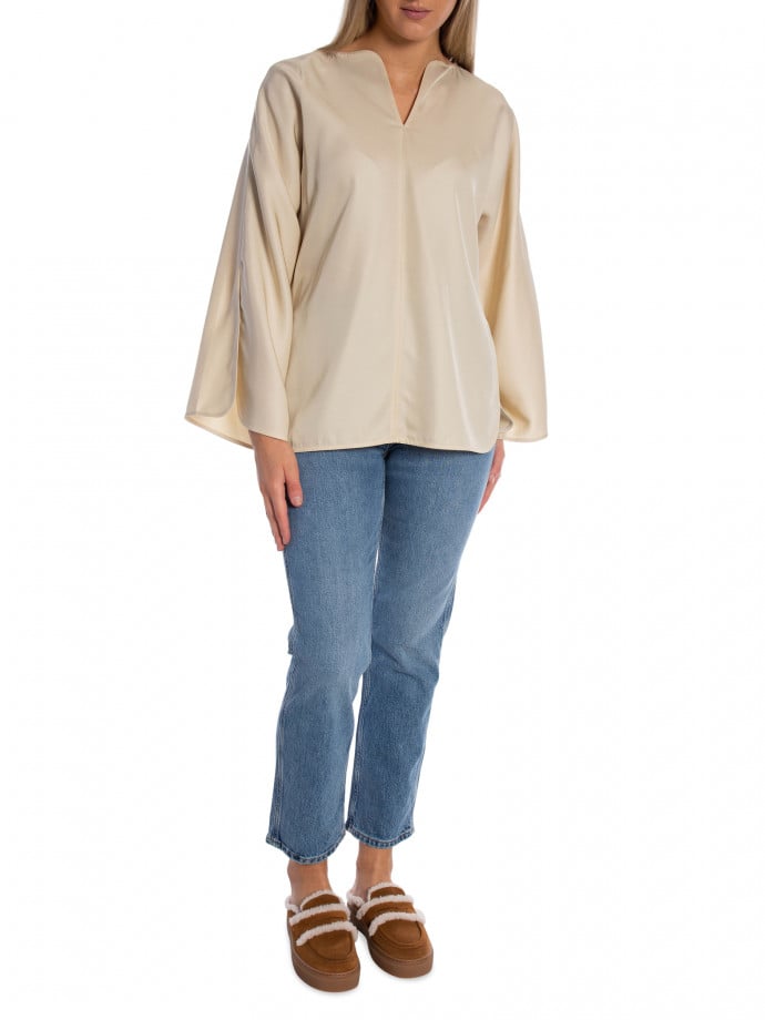 BY MALENE BIRGER BLUS CALIAS VANILLA CREAM