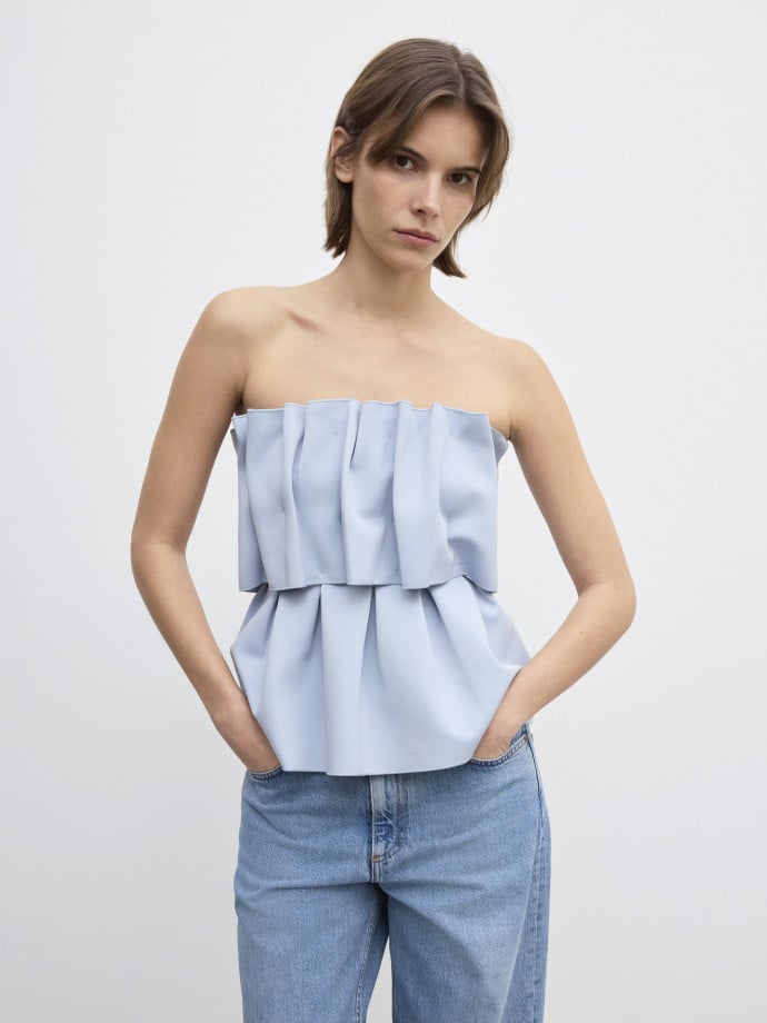 DAGMAR TOPP SCULPTED TUBE DOVE BLUE