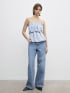 DAGMAR TOPP SCULPTED TUBE DOVE BLUE