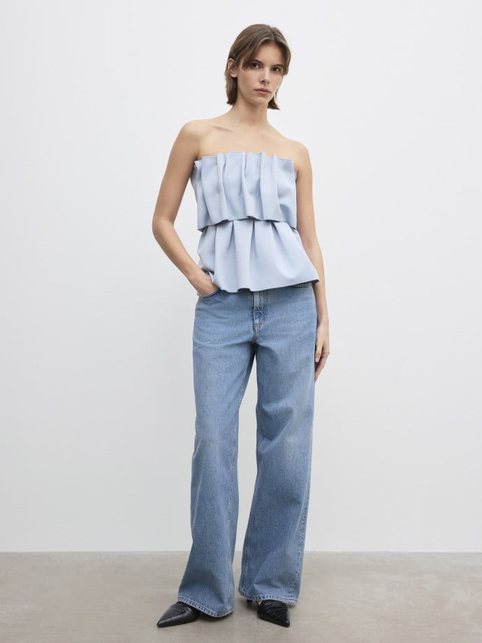DAGMAR TOPP SCULPTED TUBE DOVE BLUE