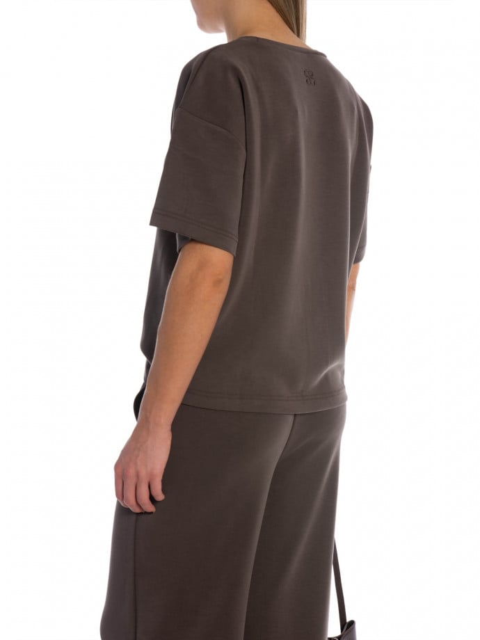 MY ESSENTIAL WARDROBE TOPP HELLE BOXY MAJOR BROWN