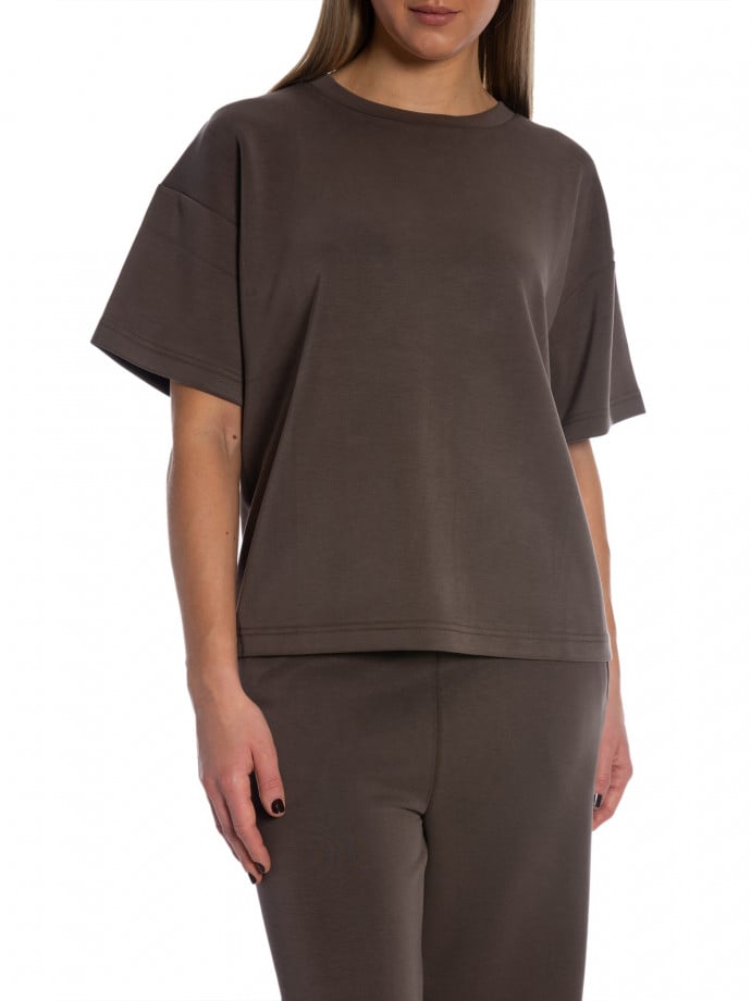 MY ESSENTIAL WARDROBE TOPP HELLE BOXY MAJOR BROWN