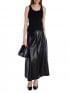 NEO NOIR KJOL RAYA FAUX BLACK