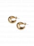 BOW19 DETAILS ÖRHÄNGEN GOLD HOOPS S