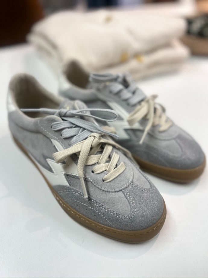 MOA CONCEPT SNEAKERS CL274 SUEDE LIGHT GRAY