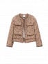 JACKA FRINGE TWEED PINK