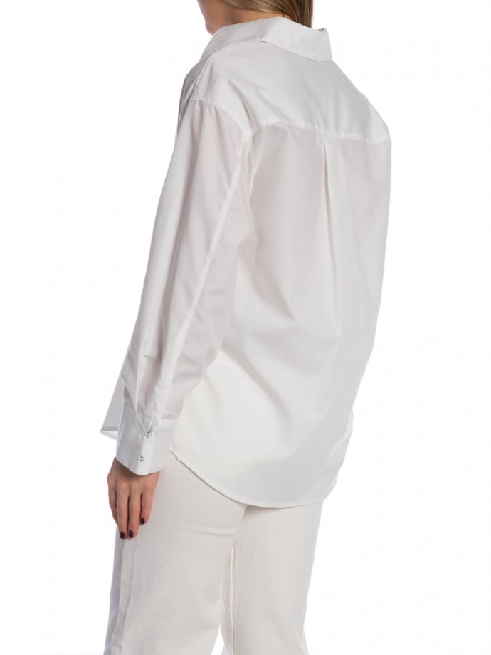 NORR SKJORTA MONA SOLID SOLID WHITE