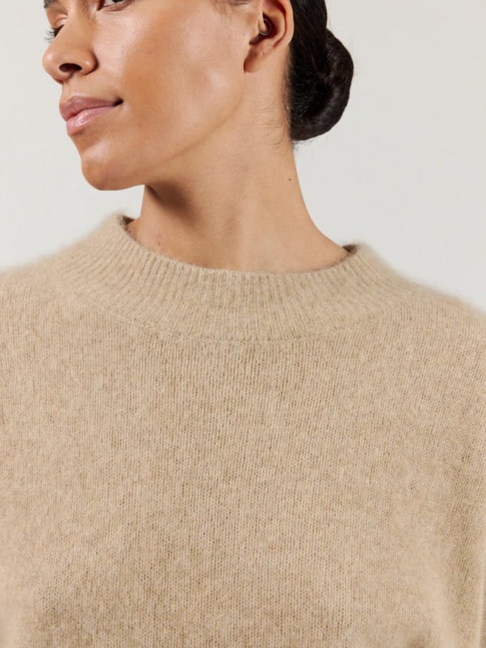 SIX ÁMES TRÖJA DOANNA BEIGE MÉLANGE