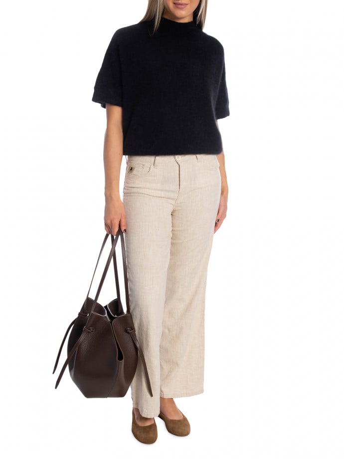 LOIS JEANS BYXA CULOTTE LINO NATURAL RINSE L32
