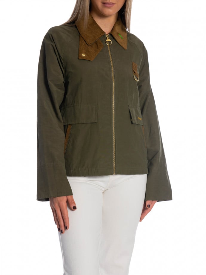 BARBOUR JACKA ICONS SPEY SHOWERPROOF IVY GREEN