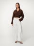 LOIS JEANS SKJORTA PIA LINEN CHOCOLATE MARTINI