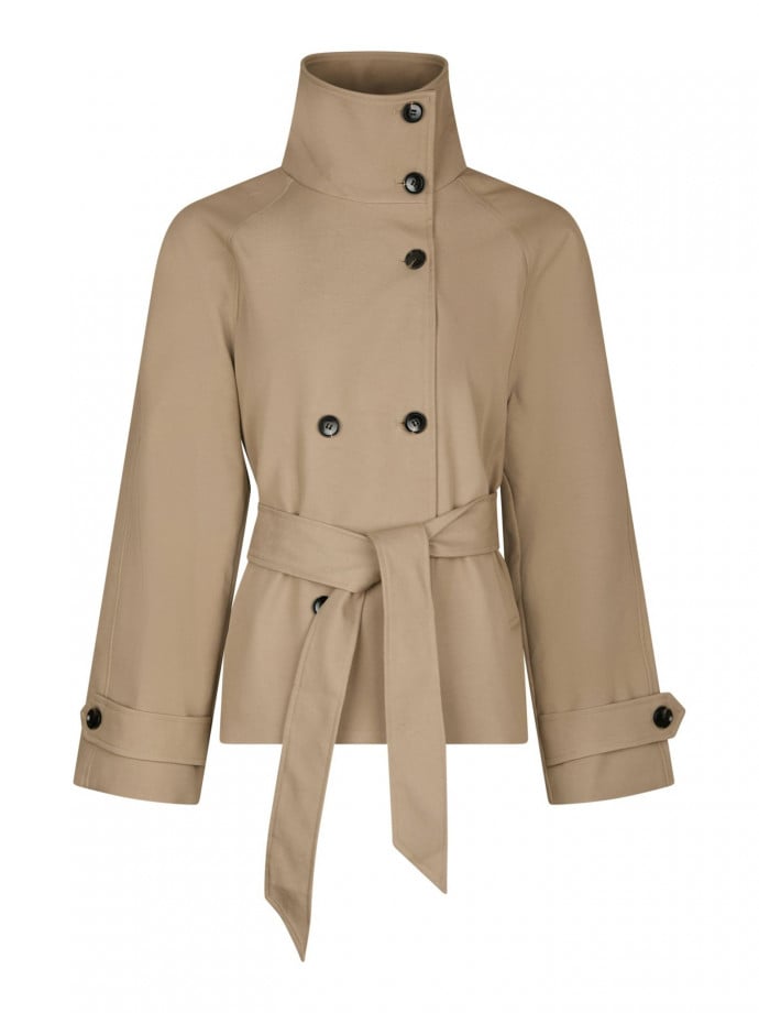 NEO NOIR JACKA MUNET TRENCH SAND