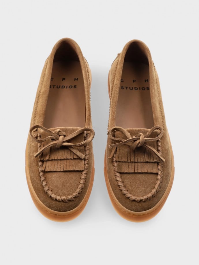 COPENHAGEN STUDIOS LOAFERS CPH365 SUEDE NEW BROWN