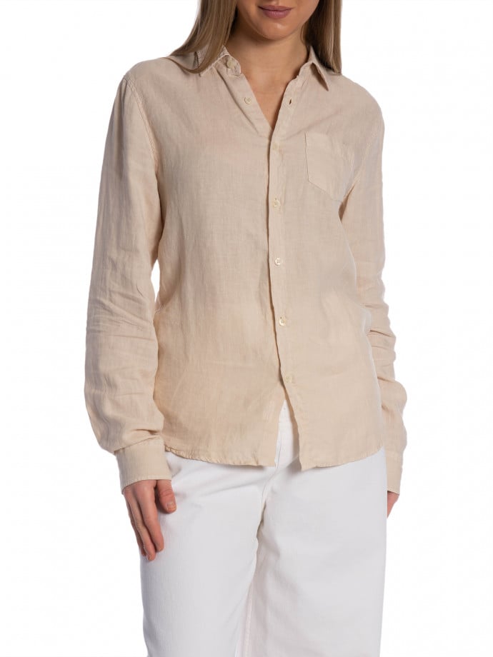 LOIS JEANS SKJORTA LUCAS BEIGE