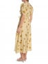 CO'COUTURE KLÄNNING MYLA FLOWER WRAP PALE YELLOW