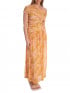 KLÄNNING FLORAL RUCHED MAXI ROSA