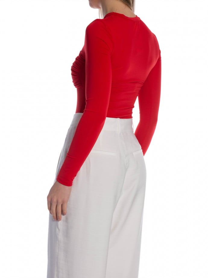 COPPEROSE TOPP ADJUSTED WITH KNOT RED
