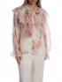 BLUS RUFFLED FLOWER BEIGE
