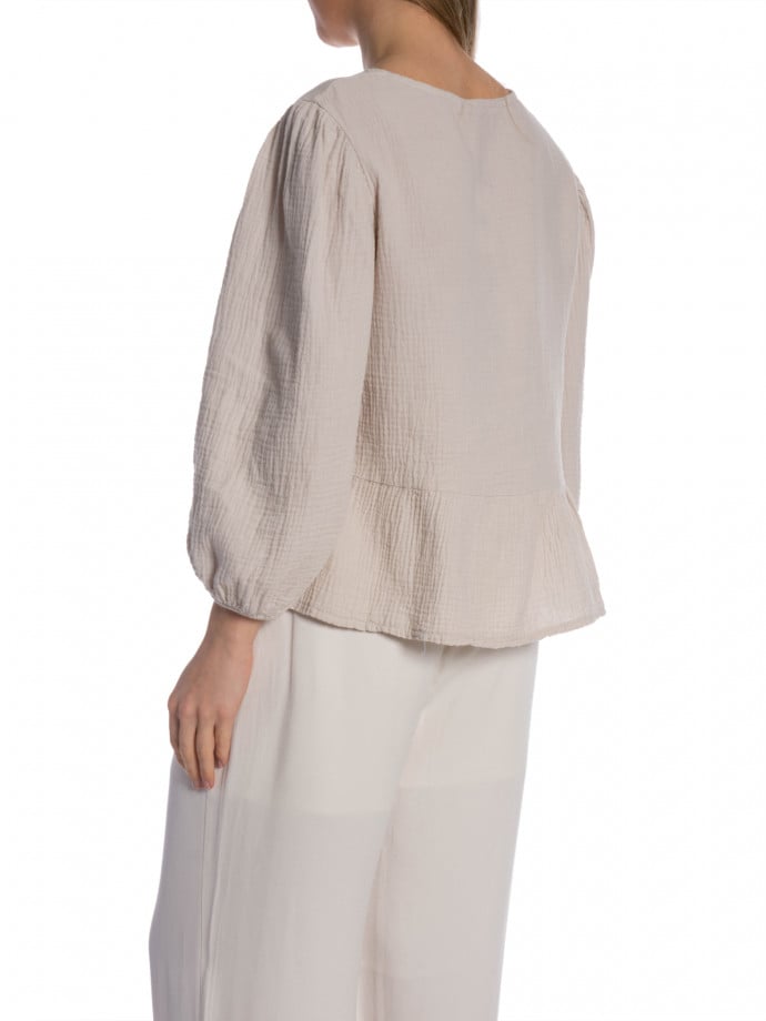 TOPPKNOT GAUZEKA BEIGE