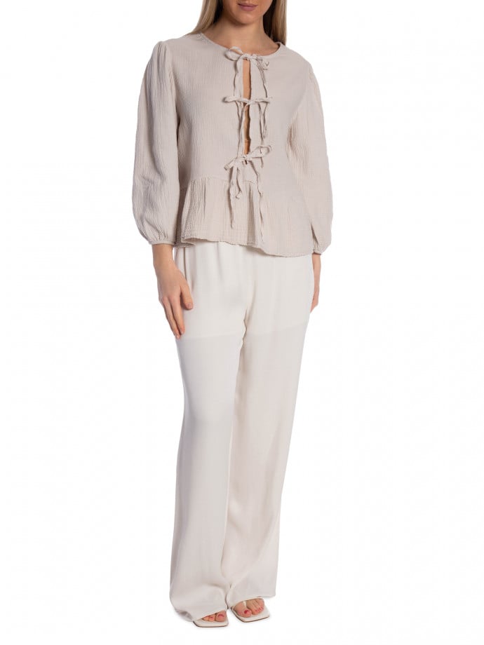 TOPPKNOT GAUZEKA BEIGE