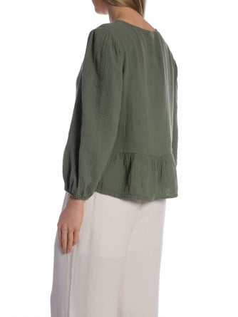 TOPP KNOT GAUZEKA KHAKI