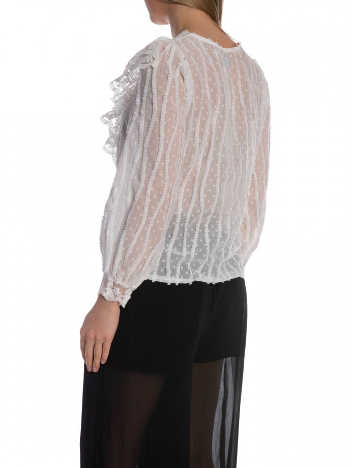 BLUS LACE WHITE