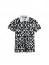 J.LINDEBERG TOPP TOUR TECH PRINT POLO OAK MOONBEAM