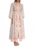 KLÄNNING PLACEMENT PRINT ELEGANCE BEIGE
