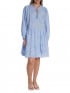 KLÄNNING EMBROIDERED COTTON SKY BLUE