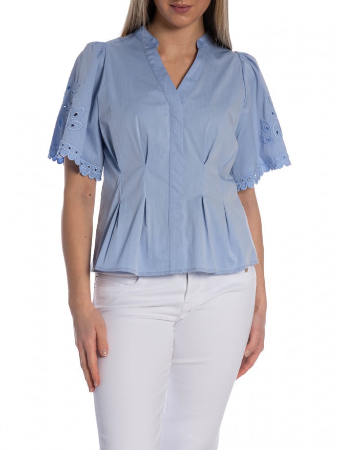 CO'COUTURE BLUS POPPY EMB PALE BLUE