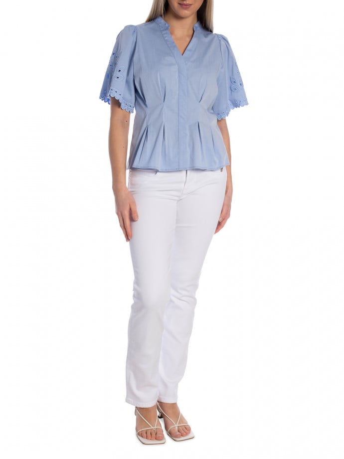 CO'COUTURE BLUS POPPY EMB PALE BLUE