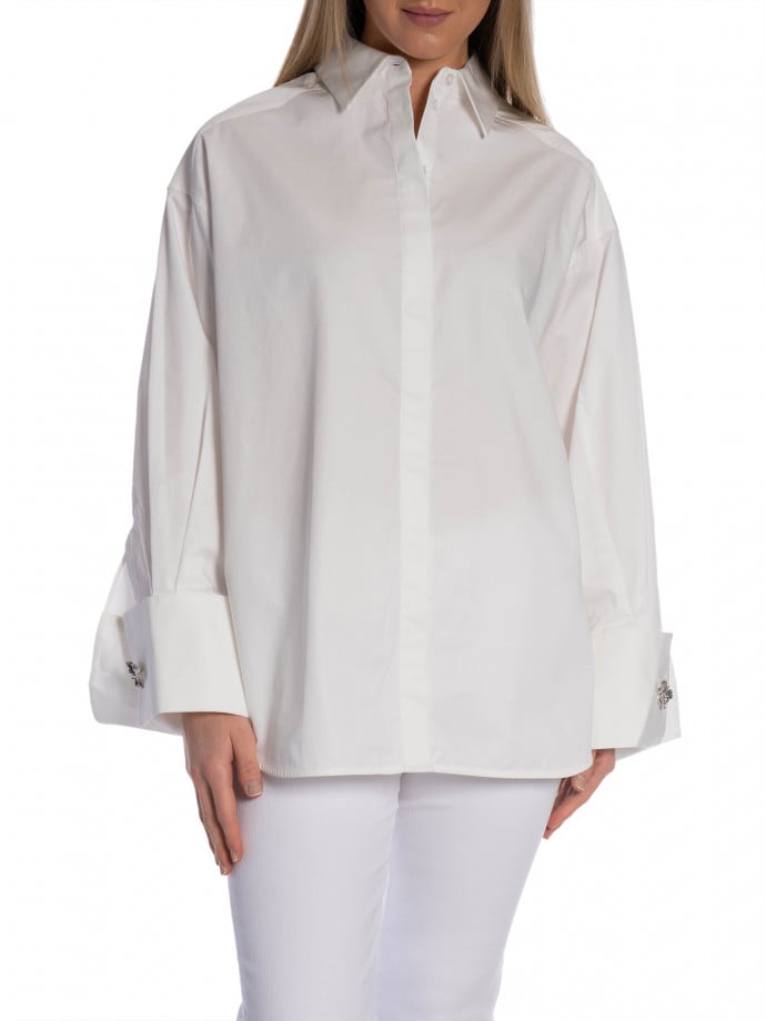 COPENHAGEN MUSE SKJORTA MELANIE BRIGHT WHITE