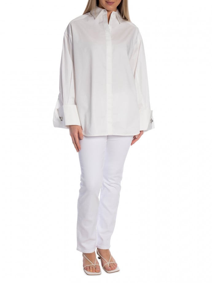 COPENHAGEN MUSE SKJORTA MELANIE BRIGHT WHITE