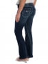 TRUE RELIGION JEANS JOEY FLARE BIG T FLAP STONE FOX