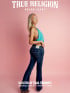 TRUE RELIGION JEANS -SELECTED BY TILDA TÖRNQVIST - JOEY FLARE BIG T FLAP STONE FOX