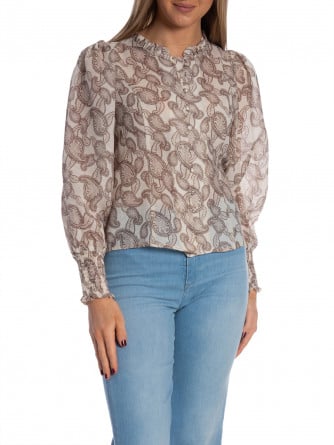 NEO NOIR BLUS GILDA SOFT PAISLEY CREME