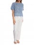 SELECTED FEMME TOPP MYLINEBOAT DUSTY BLUE