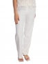 GANT BYXA TAILORED FLUID CREPE WHITE