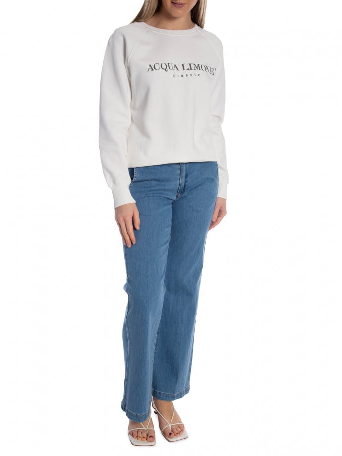 ACQUA LIMONE TRÖJA COLLEGE CLASSIC OFF WHITE