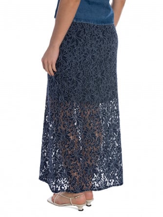 MINUS KJOL TARA MAXI LACE SKY CAPTAIN