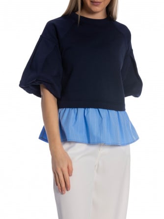 INWEAR TOPP DESSY OPEN AIR PINSTRIPE