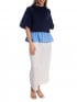 INWEAR TOPP DESSY OPEN AIR PINSTRIPE