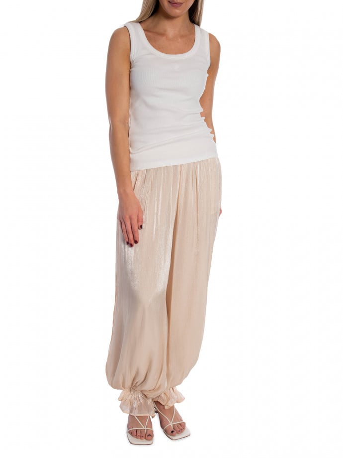 BYXA FLOWY HAREM BEIGE