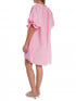 KLÄNNING VOLUMINOUS TIERED RUFFLE SLEEVE SHORT LIGHT PINK