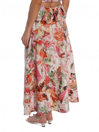 Y.A.S KJOL ROSALLA LONG PRISTINE ROSALLA PRINT