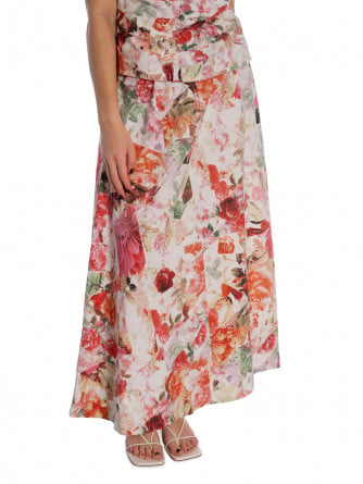Y.A.S KJOL ROSALLA LONG PRISTINE ROSALLA PRINT