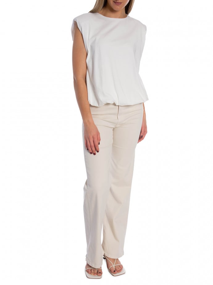 SOAKED TOPP JINA BALLOON BROKEN WHITE