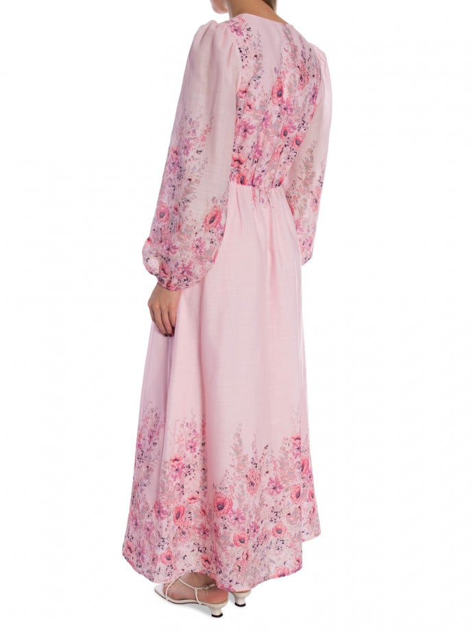 NEO NOIR KLÄNNING SILFI FLOWER PRINT DUSTY ROSE
